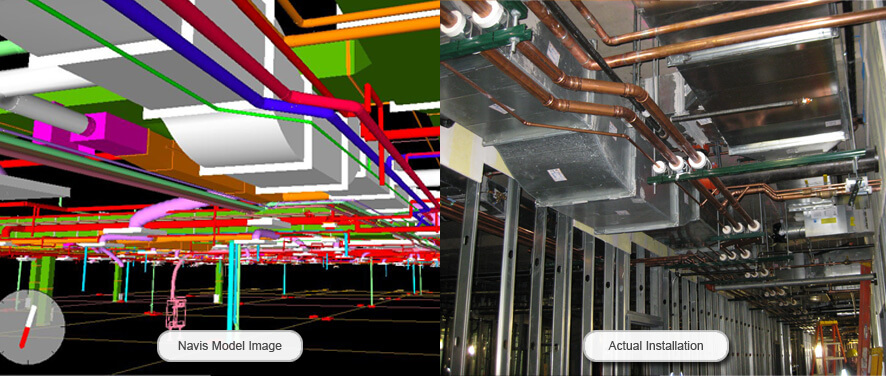 Navis Model comparison to live project